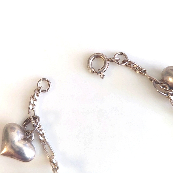 VTG 925 Puffy heart bracelet - Picture 3 of 3